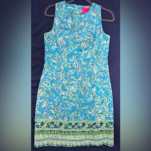 Lilly Pulitzer Mila Stretch Shift Dress  Like New Size 4